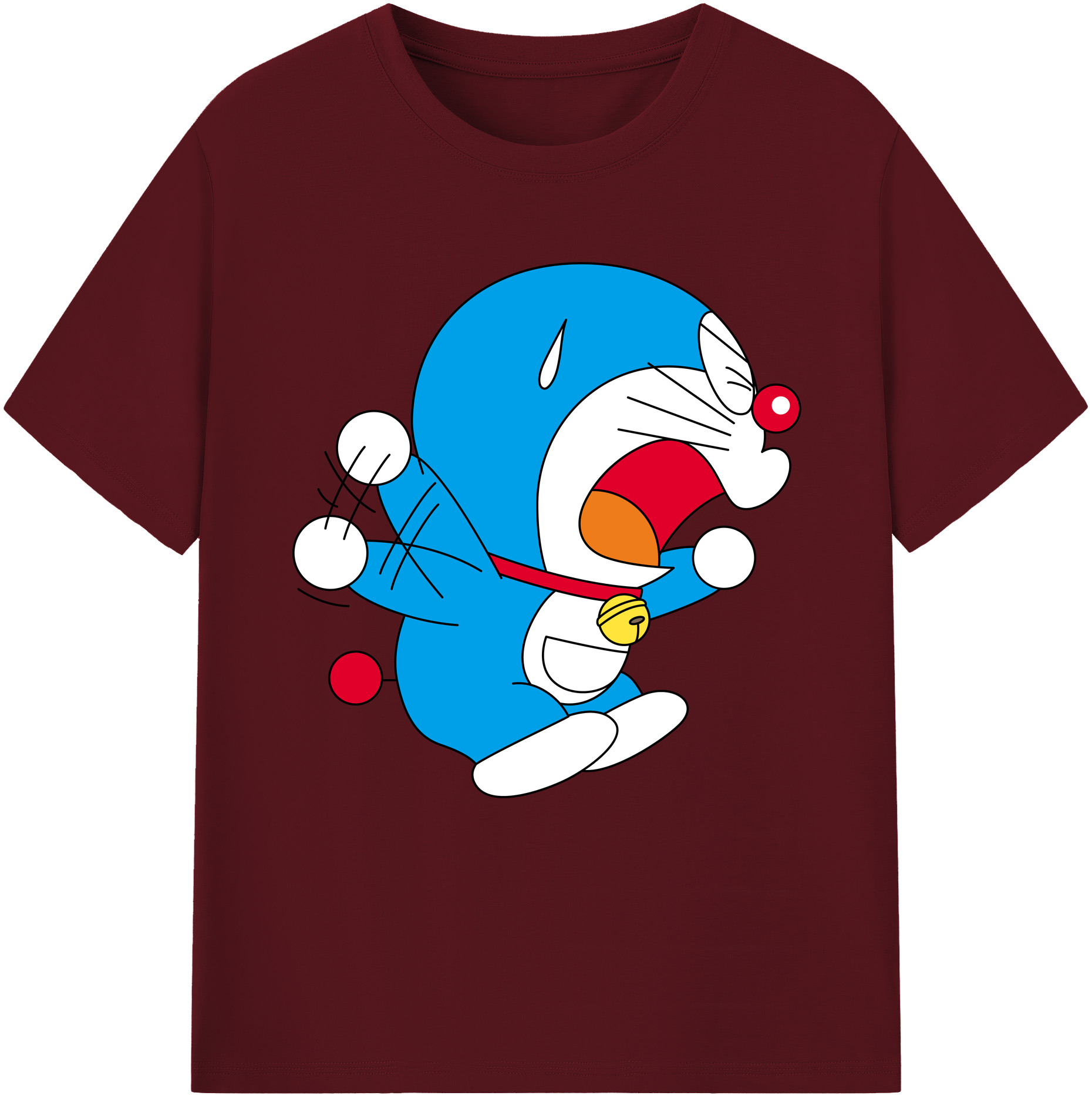 （画像用） ドラえもん Doraemon 綿100％半袖Tシャツ（フロントプリント）